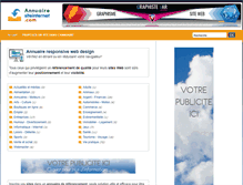 Tablet Screenshot of annuairesiteinternet.com