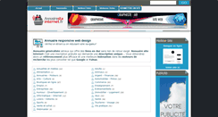 Desktop Screenshot of annuairesiteinternet.fr